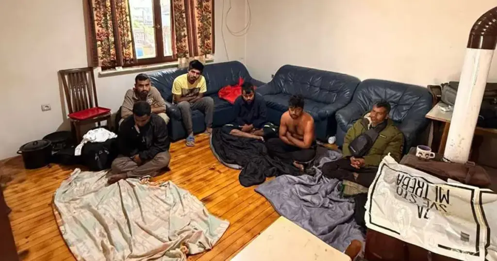 Zatečeni migranti