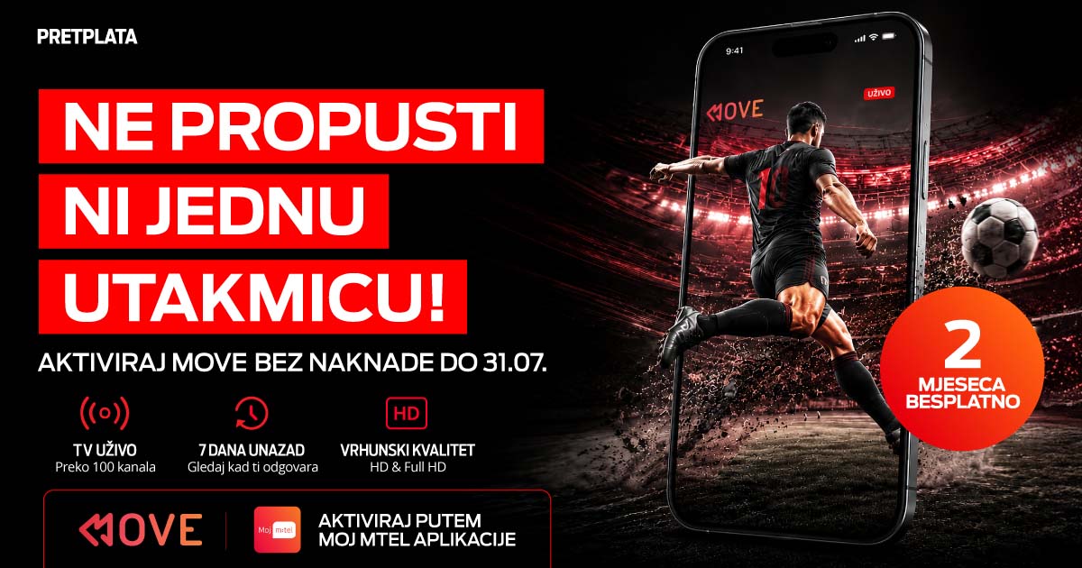 MOVE TV aktivirajte bez naknade i gledajte odmah!