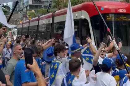 Navijači BiH u Torontu (Screenshot)