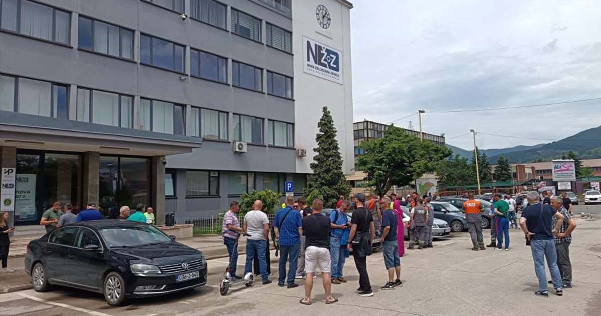 Radnici Nove Željezare počeli protest: “Guraju nas u stečaj i tu nam je kraj”
