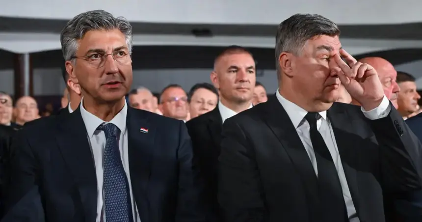 Andrej Plenković i Zoran Milanović