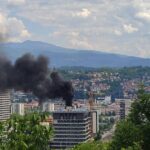 Požar u zgradi na u Sarajevu