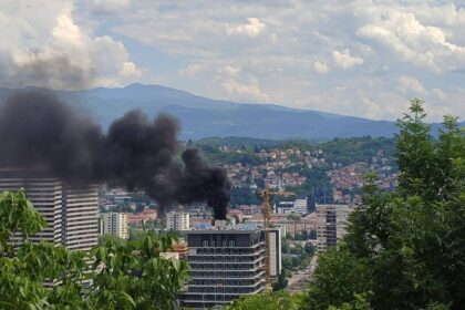Požar u zgradi na u Sarajevu