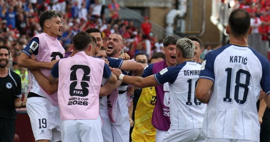 Slavlje reprezentacije BiH