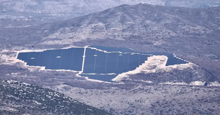 Solarna elektrana Petnjik na području Gruda, najveća solarna elektrana u BiH