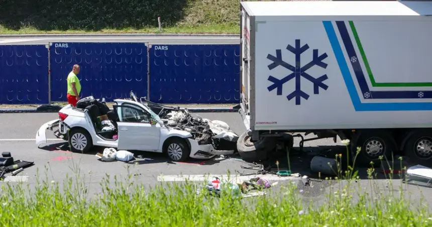 Stravičan sudar na autocesti u Sloveniji