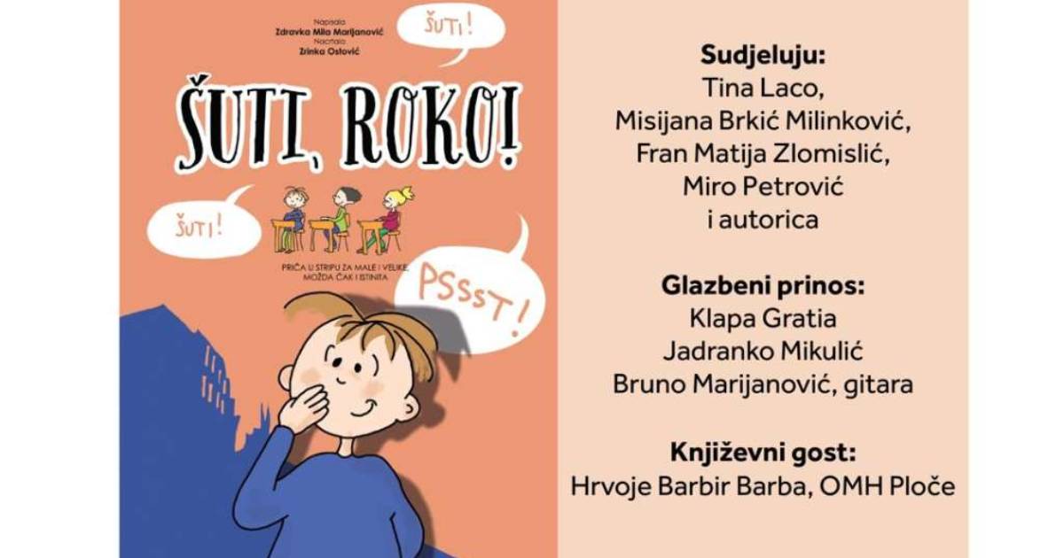 Književno-muzička večer uz predstavljanje strip-slikovnice “