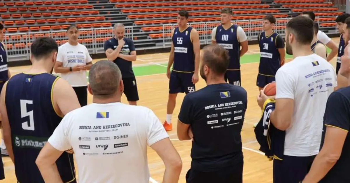 Košarkaši BiH nakon priprema na Vlašiću obavili prvi trening u Zenici