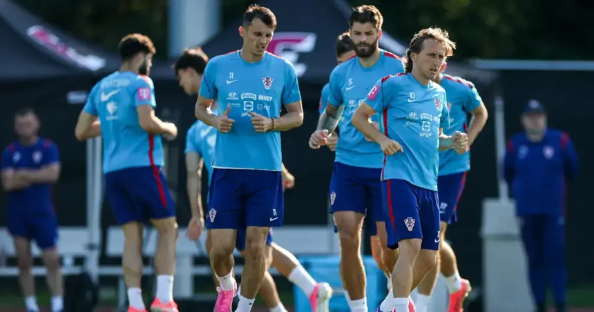 Trening Hrvatske nogometne reprezentacije