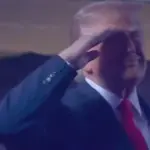 Donald Trump na NBA finalu