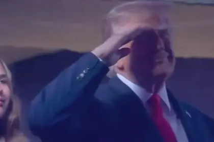 Donald Trump na NBA finalu