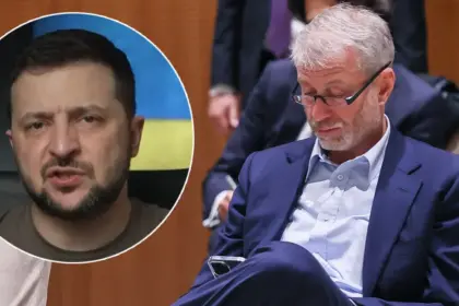 Volodimir Zelenski i Roman Abramovič