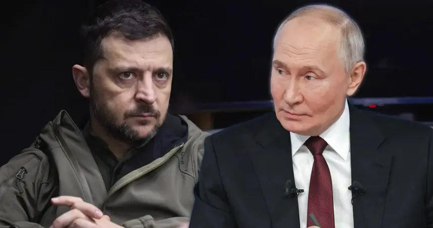 Volodimir Zelenski i Vladimir Putin