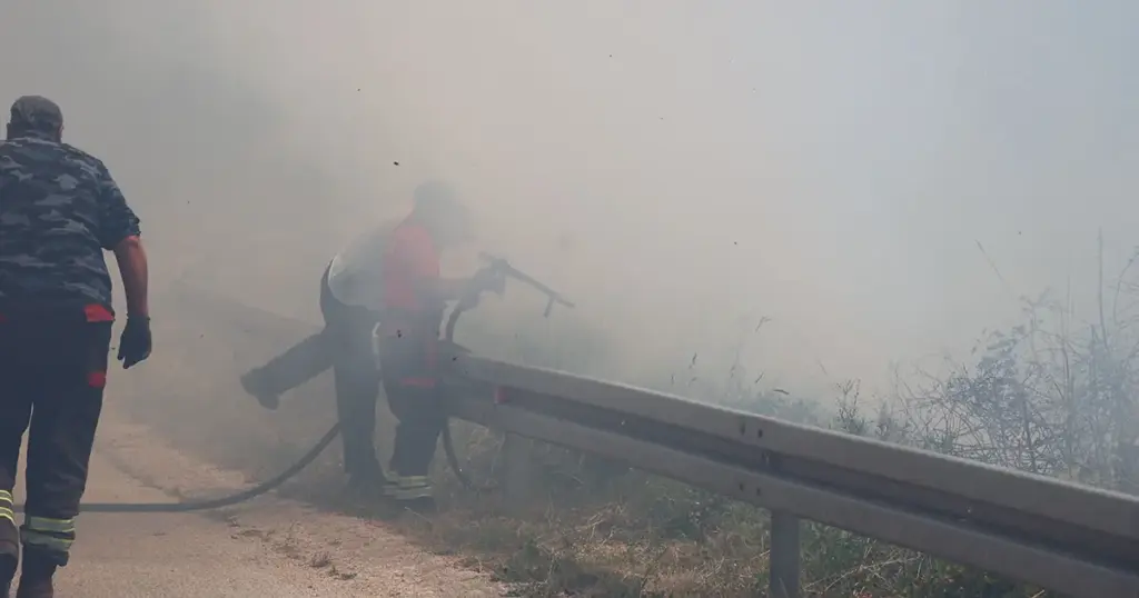 Požar na Rujištu kod Mostara (Foto: Fena)