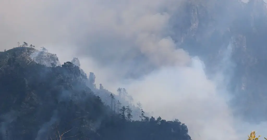 Požar na Rujištu kod Mostara