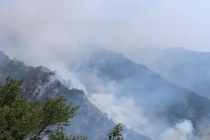Požar na Rujištu kod Mostara (Foto: Fena)
