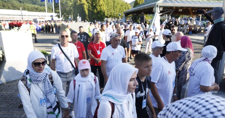 Dolazak Marša mira u Potočare