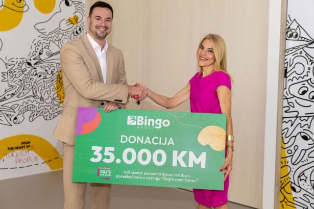 Bingo: Donacija Dnevnom centru Udruženja „Dajte nam šansu“