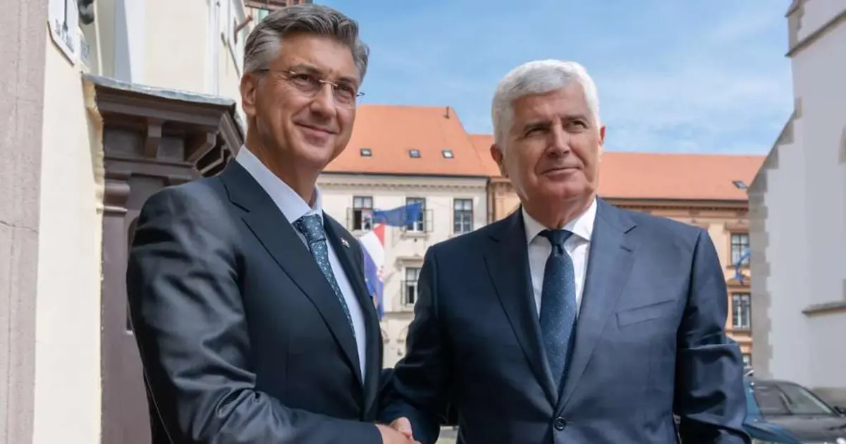 Otišao po “svoje mišljenje”: Čović se u Zagrebu sastao sa Plenkovićem