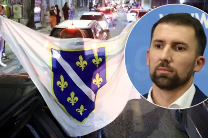 Delić podnio krivičnu prijavu protiv NN službenika MUP-a RS zbog zastave s ljiljanima