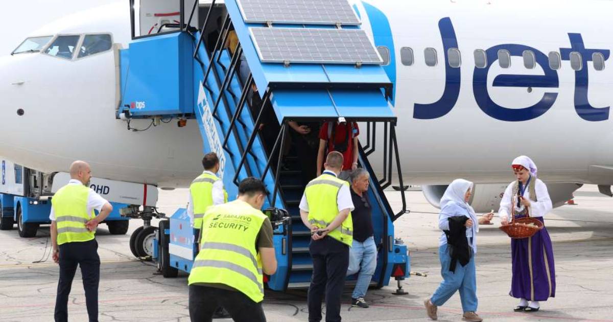Prvi avion iz Ankare sletio u Sarajevo: Otvorena direktna aviolinija
