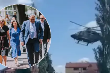 Dodik i delegacija SNSD-a u Mostaru