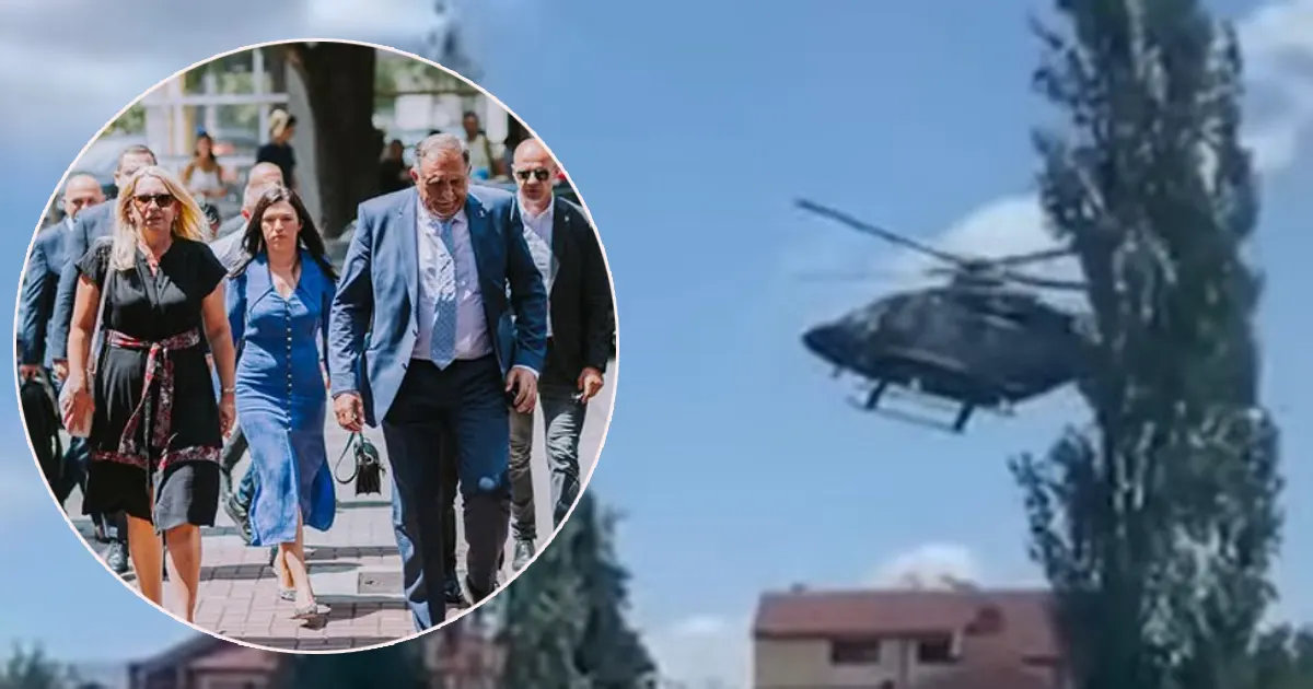 Dodik “pobjegao” sa stadiona u Mostaru, morao sletjeti na drugu lokaciju. Poznat i razlog