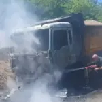 Izgorio kamion kod Nevesinja