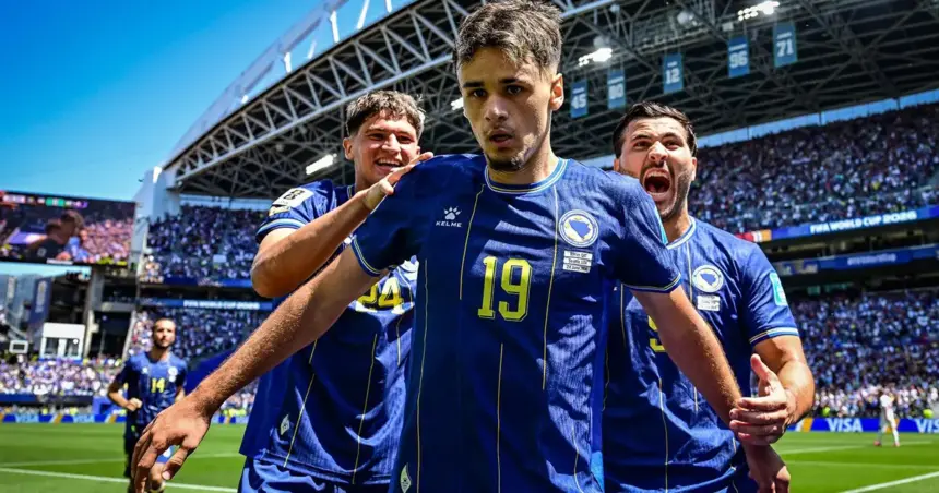 Kerim Alajbegović nakon pogotka Kataru