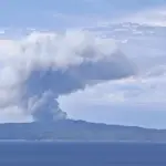 Pogled s Lastova na Korčulu