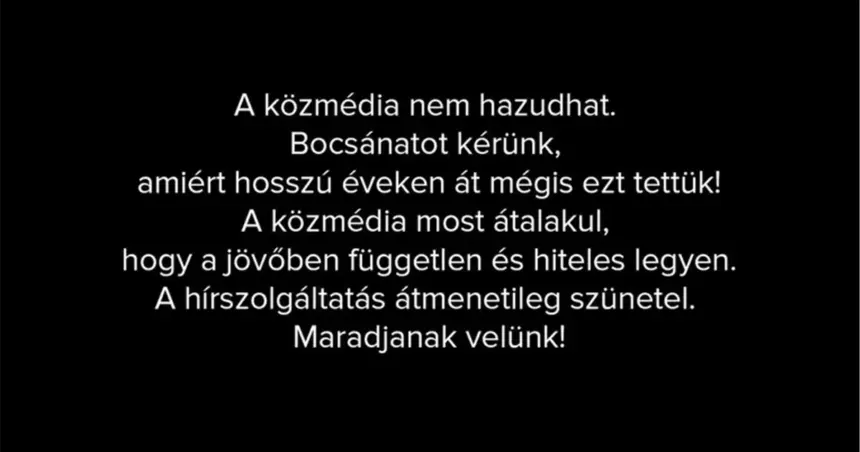 Poruka na mađarskoj TV