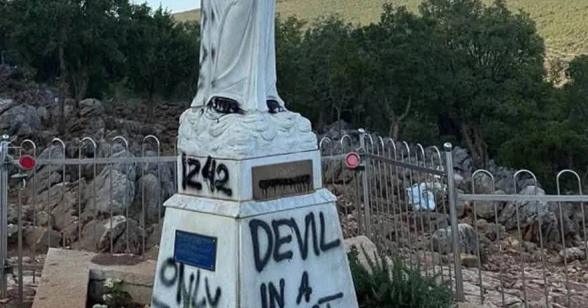 međugorje gospa vandalizam