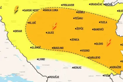 Područja BiH kojima prijeti nevrijeme