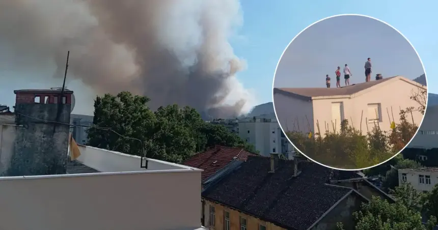 Požar se približio kućama kod Čapljine