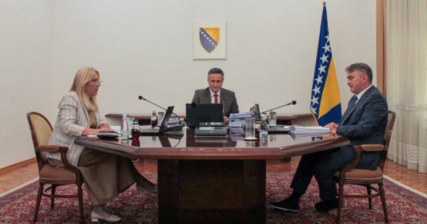 Predsjedništvo BiH usvojilo budžet