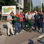 Protest radnika Toplane Zenica