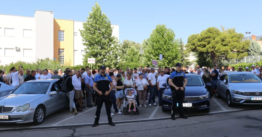 Protesti radnika u Mostaru