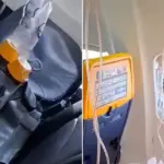 Razbijeni prozor u avionu