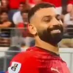 Mohamed Salah nakon što je realizovao penal
