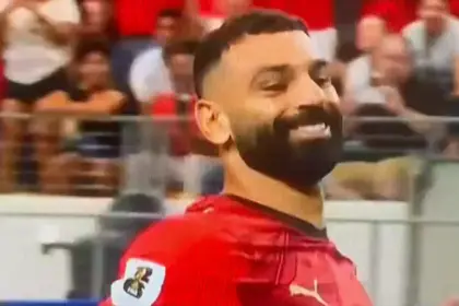 Mohamed Salah nakon što je realizovao penal