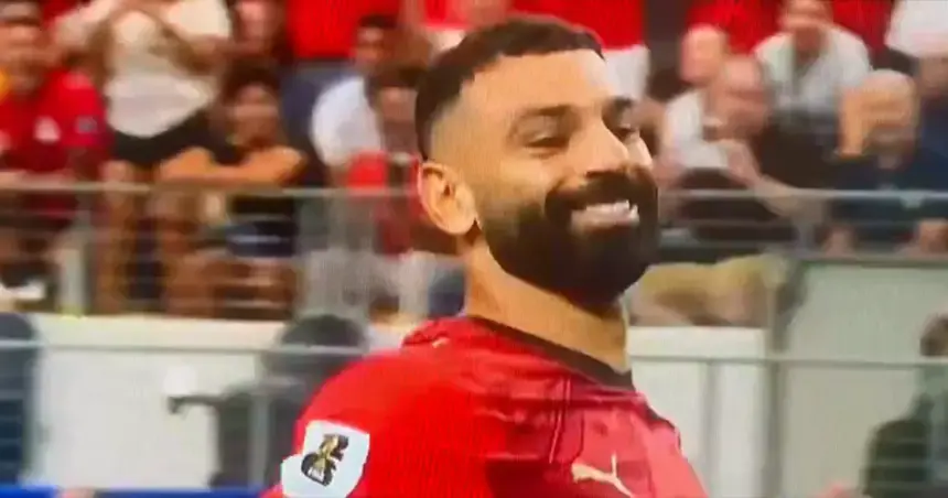 Mohamed Salah nakon što je realizovao penal