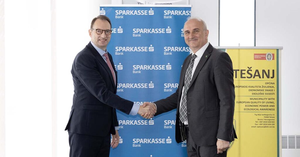 Sparkasse Bank i Općina Tešanj potpisali ugovor