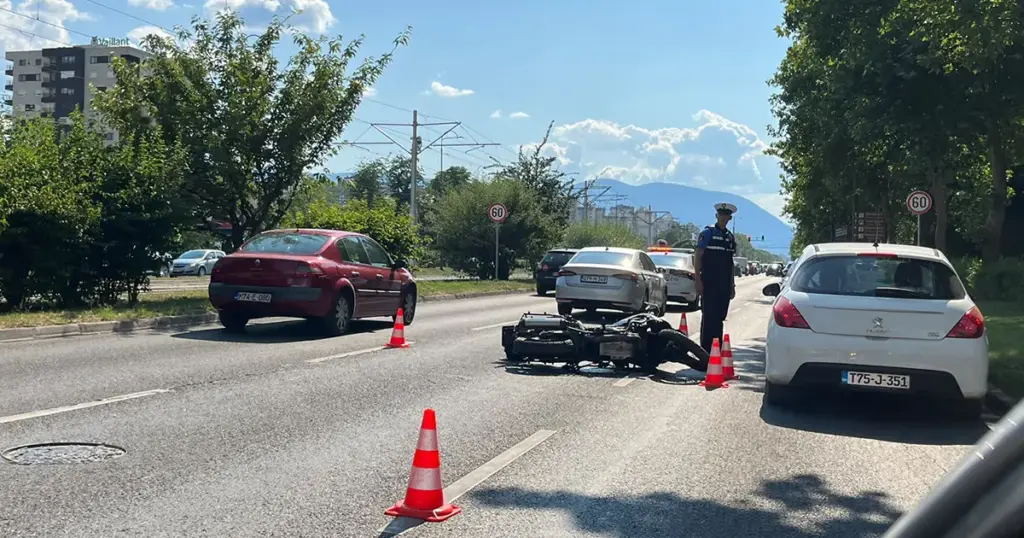 U nesreći povrijeđen motociklista