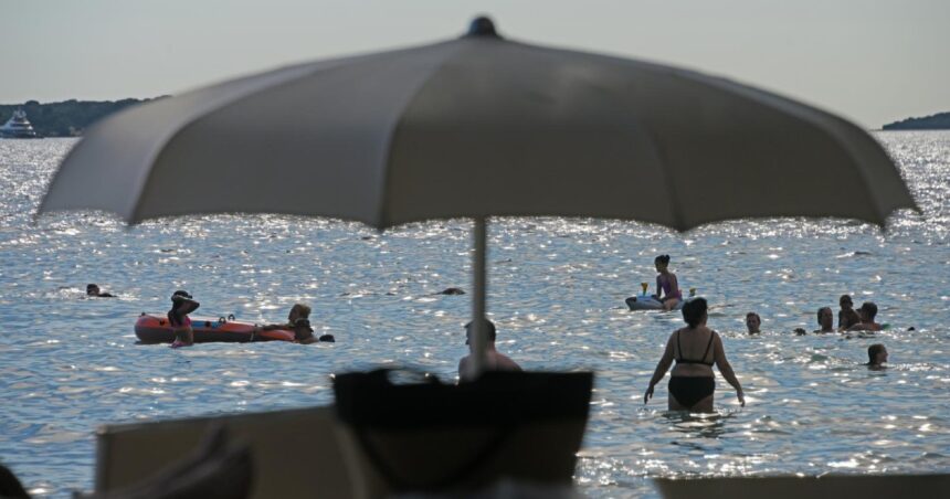 Sunvobran na plaži