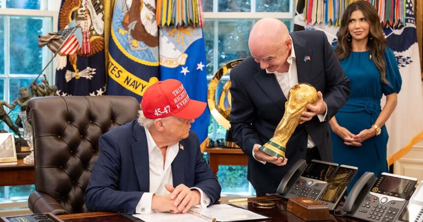 Trump i Infantino