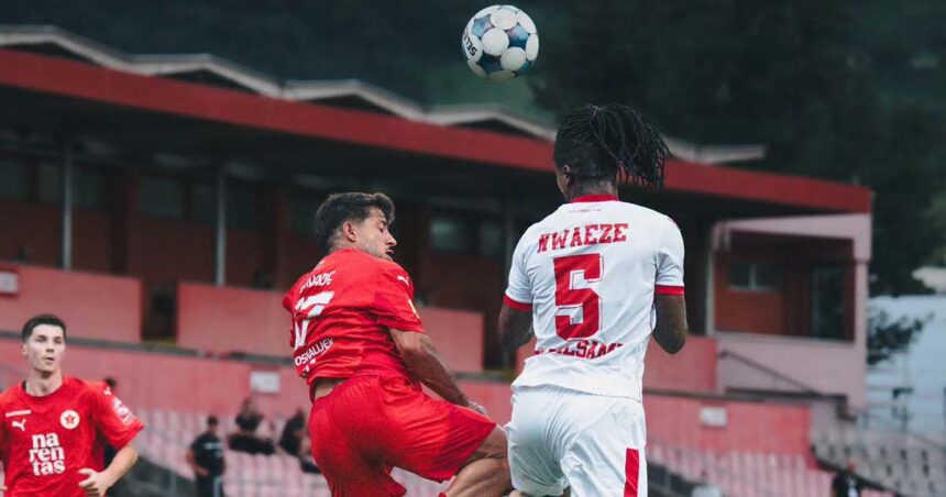 Detalj s utakmice Velež - Milsami