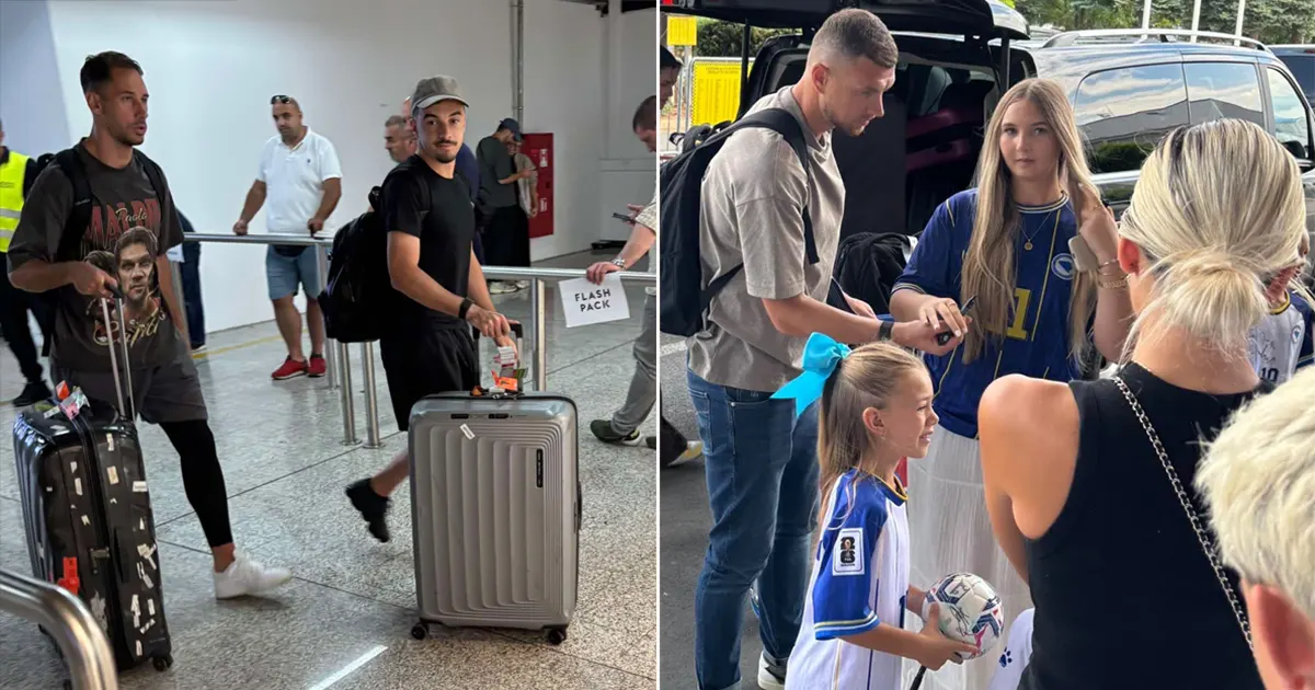 Zmajevi se vratili kući: Na aerodromu u Sarajevu ih dočekala nekolicina navijača