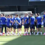 Trening Zmajeva pred meč sa Amerikom