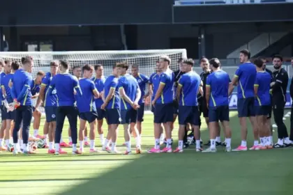Trening Zmajeva pred meč sa Amerikom