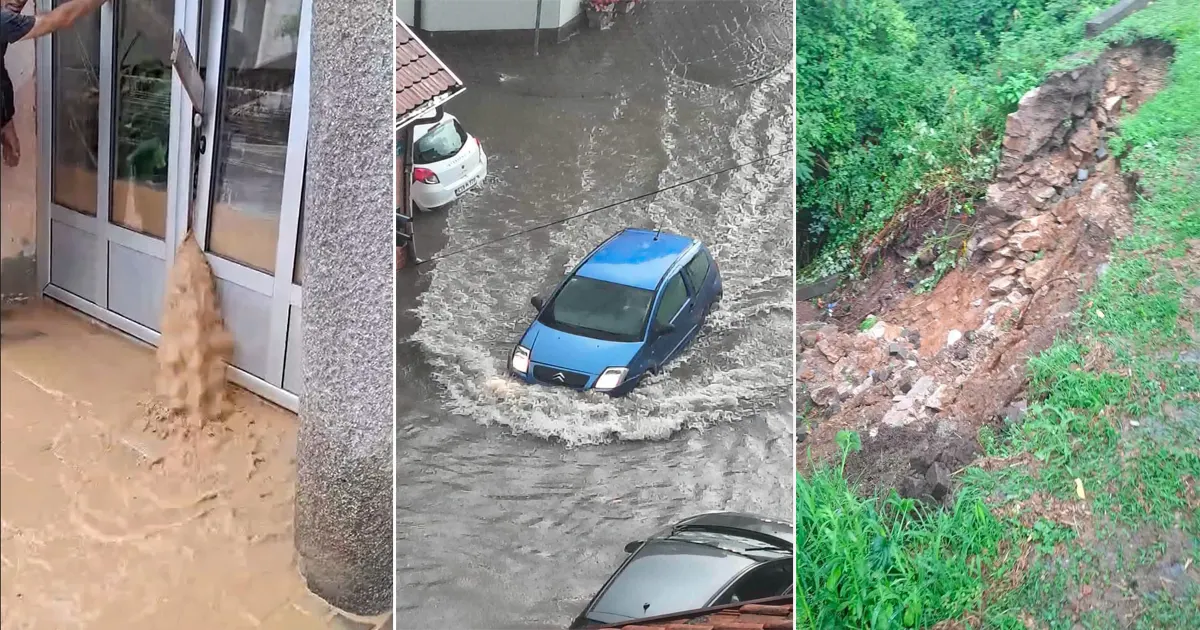 Katastrofalno nevrijeme pogodilo istok BiH: Rijeke na ulicama, krenula klizišta, voda šiklja iz objekata